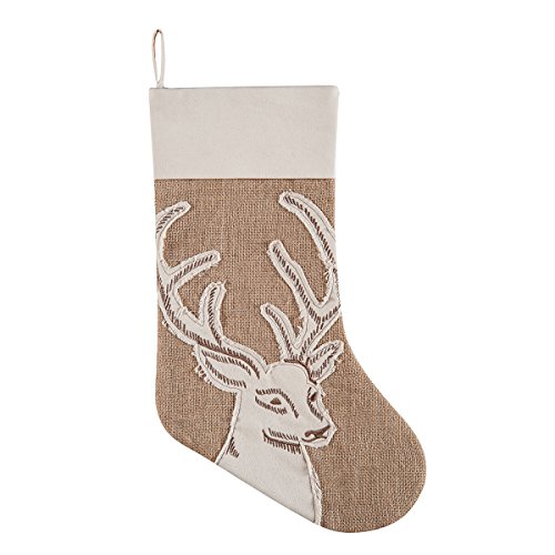 Rustic Burlap Deer 20