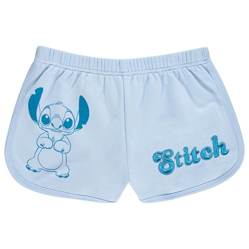 Image of Disney Girls Lilo & Stitch Clothing Set - Stitch Sweatshirt Hoodie and Shorts Set -Little and Big Girl Sizes 4-16