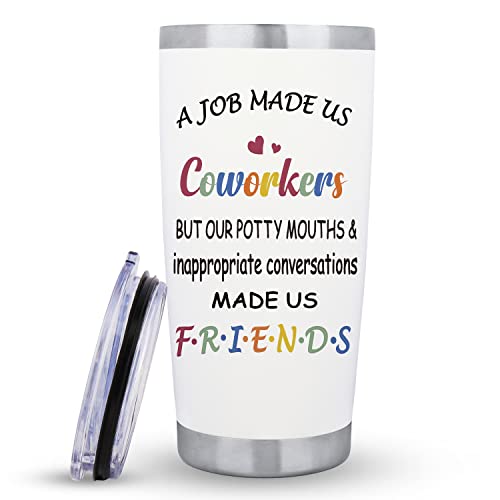 Merclix Leaving Gifts for Colleagues Women Funny Mug 20Oz Leaving Presents for Colleagues Work Ladies Retirement Gifts for Women Friends