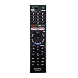  Mando a distancia universal de repuesto para Sony Bravia TV con botón YOUTUBE NETFLIX compatible con RM-YD017