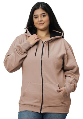 Image of Wear Your Opinion Women's Plus Size Fleece Zipper Hoodie Jacket
