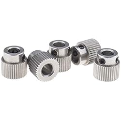 Anet A8 Ventilador Extrusor 5 ruedas de engranaje planetario extrusoras para impresora 3D MK7 MK8-5 mm ID 11 mm OD (acero inoxidable 36 dientes)