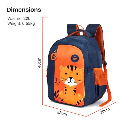 Image of Nasher Miles Polyester Backpack | Ideal for Preschool, Kindergarten, College, School, Office& Travel | Toddler, Girls, Boys, Men, Women