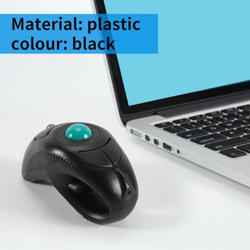 Ratón de mano inalámbrico con trackball óptico ideal para controlar tu PC desde el sofá 5