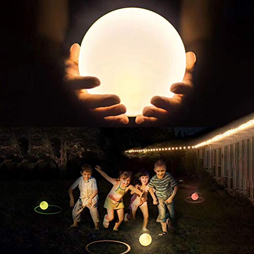 Preisvergleich Produktbild Diantai LED Globe Nachtlicht Tragbare Outdoor-Silikonlampe Wasserdicht Stoßdichte Faltbare Nachtlampe für Kinder Haushalt