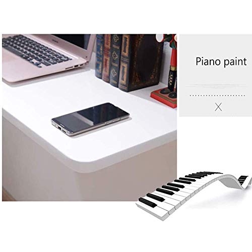 Table pliante murale bois de pin et support étagère acier OneCo - 5