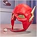 DC Comics, The Flash Hero Set, Iconic Mask with Visor and Ring, 10+ Unique Sounds and Lights, The Flash Kids Roleplay Costume for Boys and Girls, Batteries Included, Ages 4 and up