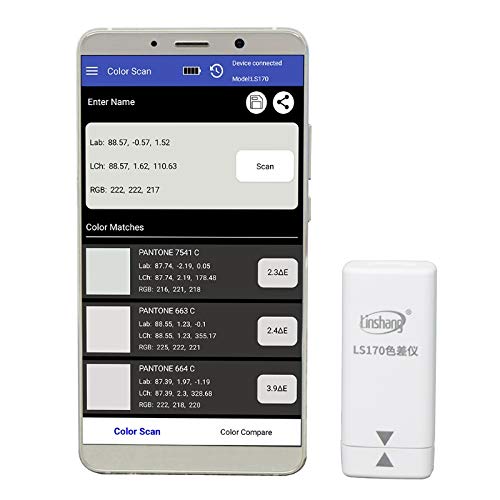 LS170 Portable Colorimeter Color Analyzer Meter Digital Precise Color Difference Meter Tester 8mm