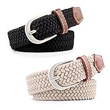 Erato Fashion Casual Stretch Canvas Belts for Men/Women/Junior - Multi Color Style