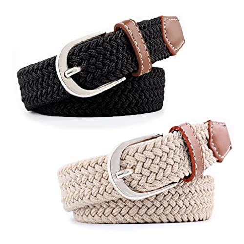 Erato Fashion Casual Stretch Canvas Belts For Men/Women/Junior - Multi Color Style #TOP6