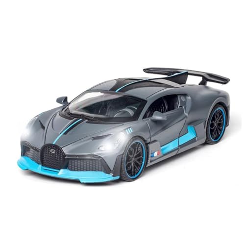 Image of Bugatti Divo 1:32 Exclusive Alloy Metal Pull Back Die-cast Car Diecast Metal Pullback Toy car with Openable Doors & Light, Music Boys Gifts Toys for Kids【Colors as Per Stock】
