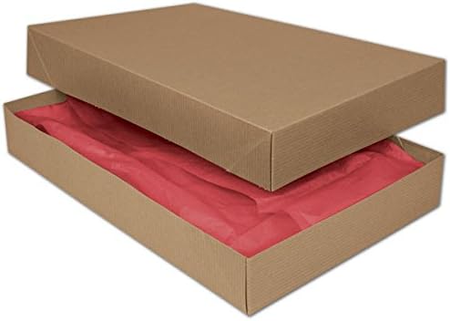EGP Two-Piece Apparel Boxes 17 x 11 x 2 1/2" 50 Count (Kraft)