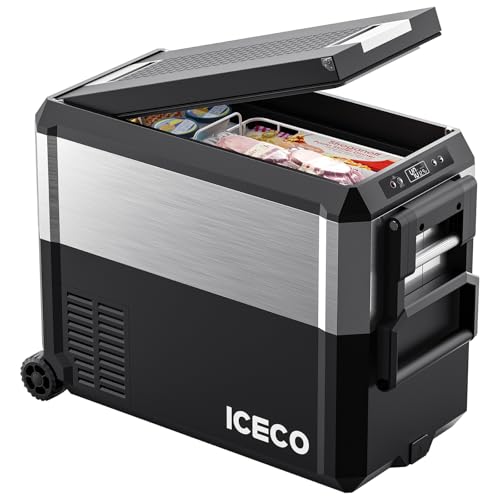 ICECO JP50 Pro Portable Refrigerator,12Volt Car Fridge Freezer, Compact Refrigerator with Secop...