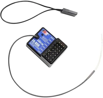 Flysky FS-BS6 6 CH Receiver 2.4GHz 6CH AFHDS 2A Compatible for Flysky FS-GT5 FS-IT4S RC Transmitter RC Car, RC Boat HELIDIRECT