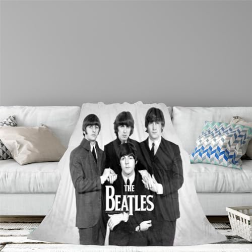 CHEWYZ Couverture en Peluche The Beatles en Flanelle imprimée en 3D,Couverture Polaire Chaude et Moelleuse,Couverture Douce pour Enfants et Adultes (200x230cm) - Les Beatles, Paul McCartney, John Lennon, RIngo Starr, George Harrison CHEWYZ Couverture en Peluche The Beatles en Flanelle imprimée en 3D,Couverture Polaire Chaude et Moelleuse,Couverture Douce pour Enfants et Adultes (200x230cm) – Image 8