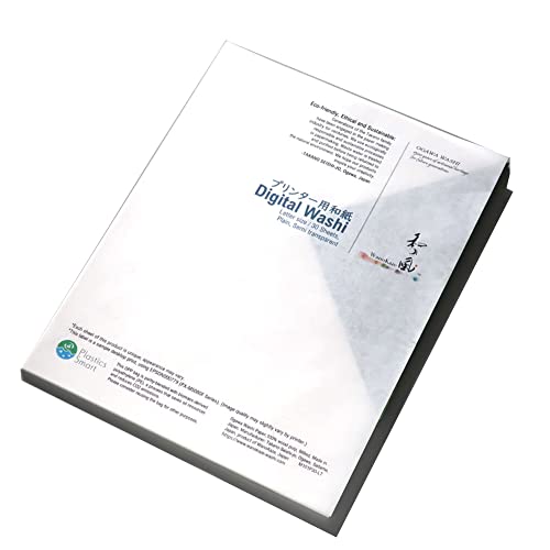Papier Washi traditionnel japonais Ogawa jet d'encre imprimable format lettre translucide