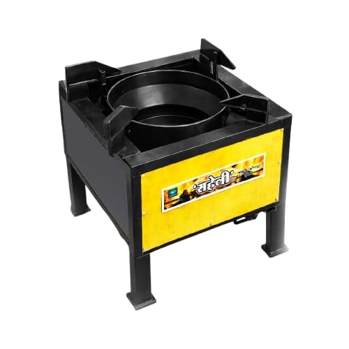 Saheli Shegadi - Commercial Wood & Coal Stove | Lakud Kolsa Shegadi - Cooking Stove for Hotels, Restaurants, Dhabas (Black)-picture-21