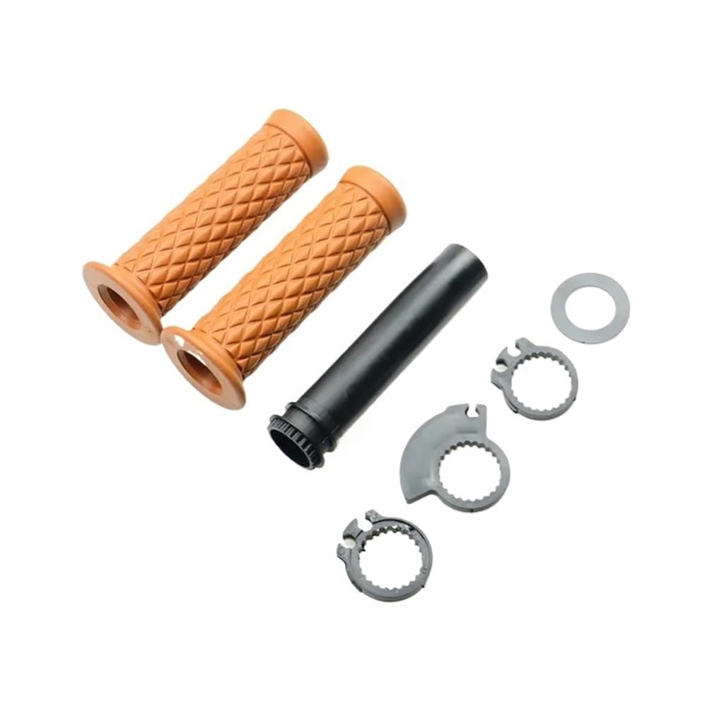 Poignées De Guidon De Moto pour Cafe Racer Bobber Clubman 7/8 Pouces Poignées De Guidon Accessoires De Moto guidons Main Grip