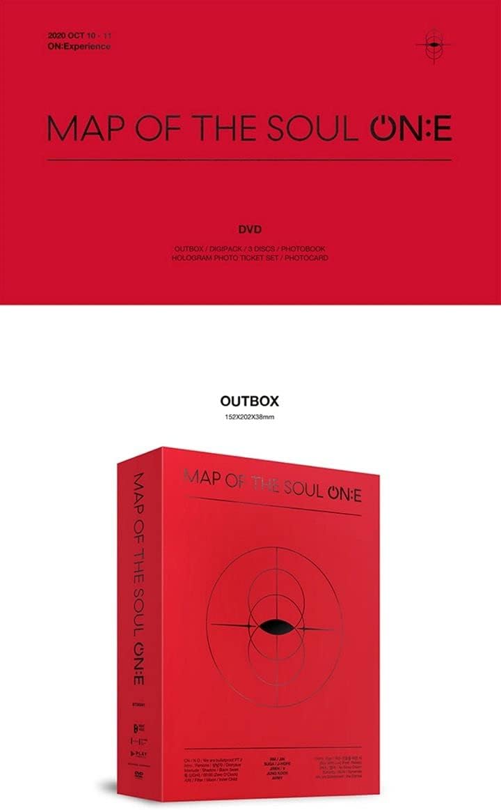 Map Of The Soul E Bts - Map Of The Soul On:e Dvd+Extra Photocards Set: Amazon.co.uk:  Electronics & Photo