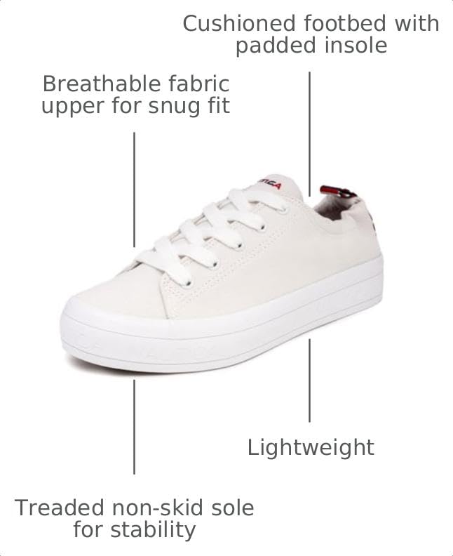 Image of Nautica Women Fashion Sneaker Lace-Up Tennis Casual Shoes for Ladies