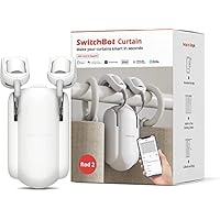 SwitchBot Smart Curtain Robot - APP e Timer Controllo, Aggiungi SwitchBot Hub per Renderlo...