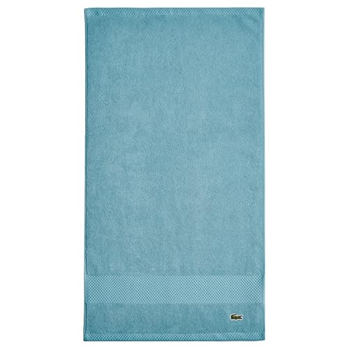 Lacoste Heritage Supima - Toalla de Manos de algodón, Celestial, 16 x 30 Pulgadas