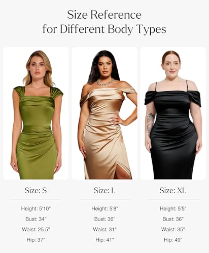 Popilush Womens Shapewear Maxi Dress Multi Way Wear Off The Shoulder Bodycon Long Cocktail Formal Dresses 5