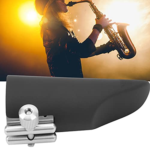 Saxophone Ligature, Stable Performance Durable Stainless Steel Sax Fastener Silver Black Musical Instrument Accessories For Alto Saxophone Clarinet #TOP2