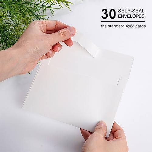 Nihuecne 30 Pack Boxed Baby Shower Thank You Cards Assortment With Self-Adhesive Envelopes, 4X6 Inch Animal And Rainbow Baby Boy Shower Thank You Greeting Cards #TOP3