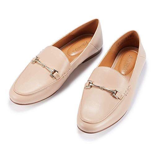 Image of JENN ARDOR Loafers for Women Flats Shoes Womens Penny Loafers Slip On Pointed Toe Comfortable Office Work Driving Flats Fashion Dress Shoes for Women