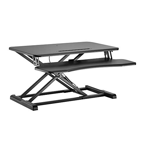 Support de bureau réglable LogiLink EO0033 contre le mal de dos avec vérin à gaz ergonomique