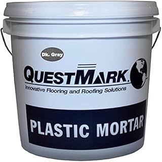 QuestMark 2110 High Traffic Epoxy Concrete Floor Patch and Resurfacer High Impact and Abrasion Resistant (2 Gallon, Dark Gray, 1)