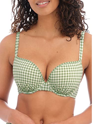 Haut de bikini moulé à carreaux Freya avec armatures confortables