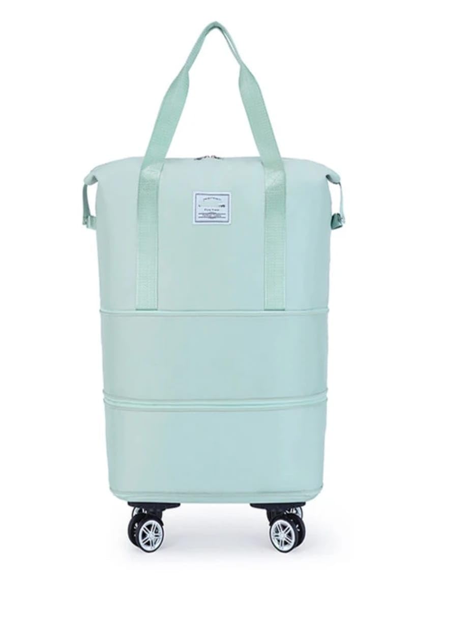 Duffel Trolley Bags for Travel,Luggage Bags for Travel,Rolling Duffle Bag with Wheels,Travel Bags for Luggage Trolley,Expandable Foldable Duffle Bag with Wheels-image-46