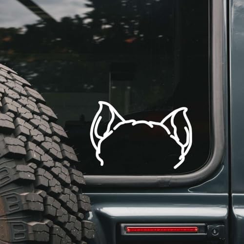 Calcomanía Cane Corso de silueta para coche y vinilo de perro minimalista 2