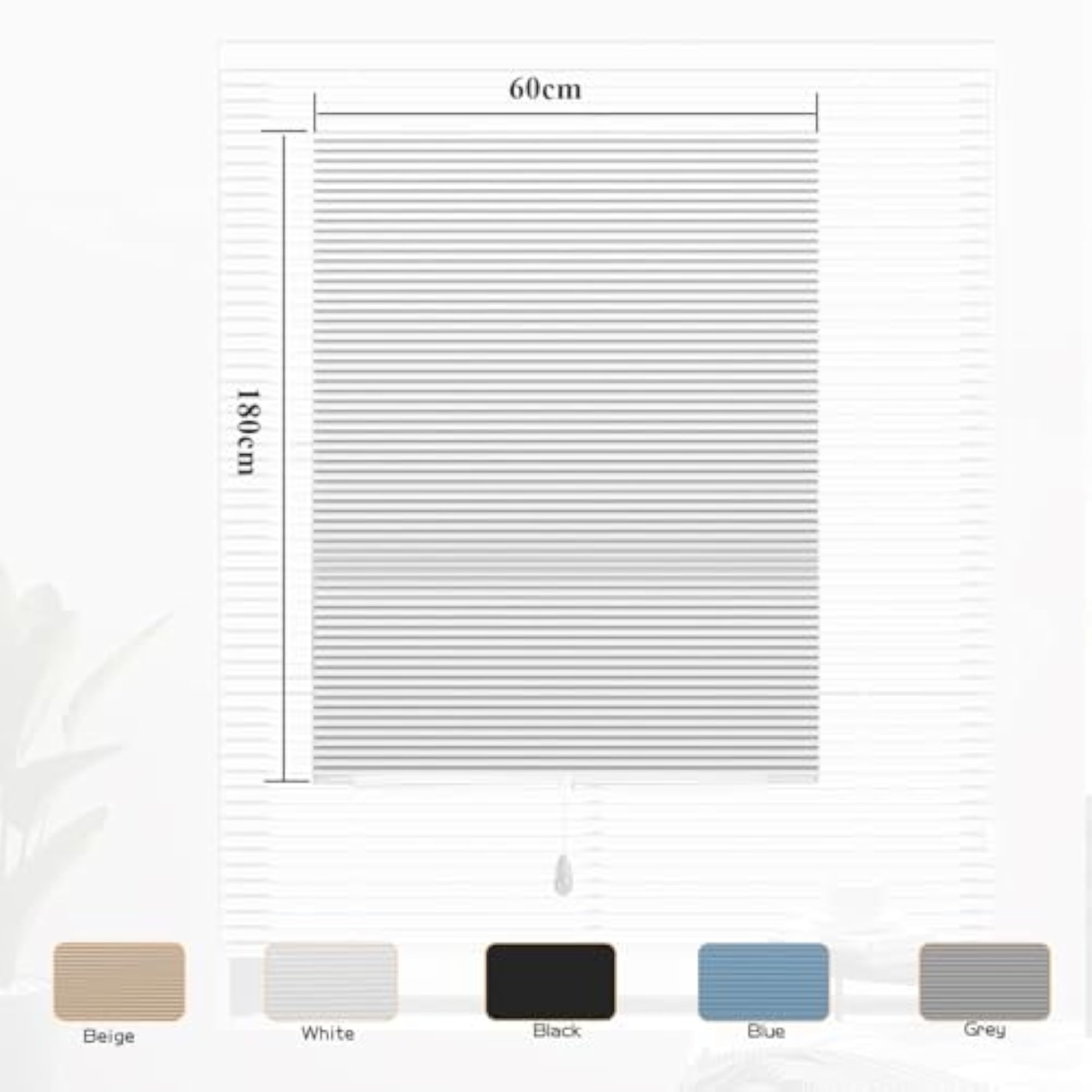 Window Blinds Pull Down No Drilling Non Woven Blinds
