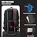 JUMO CYLY Hard Shell Anti-theft Backpack Waterproof Rucksack Fits 15.6 Inch Laptop with USB Charging Port TSA Lock Expandable Business Travel for Men