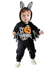 Long Bat Pumpkin Romper
