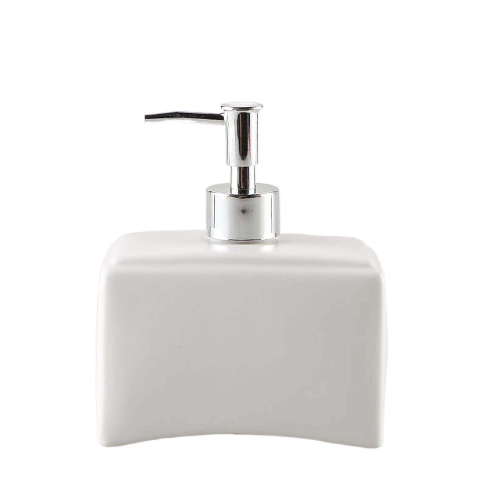 Dozownik mydła w płynie do kuchni biały dozownik mydła 600 ml duża pojemność pompa mydła ceramiczny dozownik mydła butelka (biała) łazienka dozownik mydła pompa