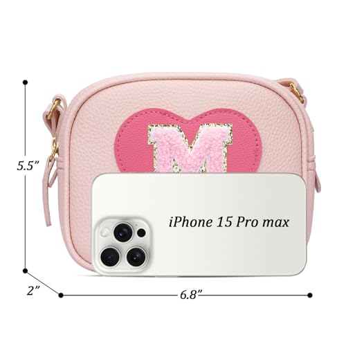 Image of KKXIU Birthday Gifts for Girls Initial Toddler Purse Cute Kids Crossbody Bag