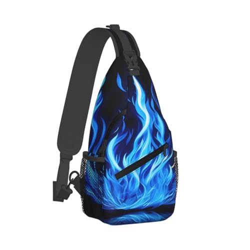 Mochila cruzada MyPiky con estampado Indigo Flame miniatura 2