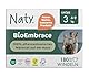 Naty BioEmbrace Baby Windeln Größe 3 (4–9 kg) | 100% pflanzenbasierte Materialien auf der Haut | Atmungsaktive Weichheit, dermatologisch getestet, exzellente Saugkraft | 180 Stück