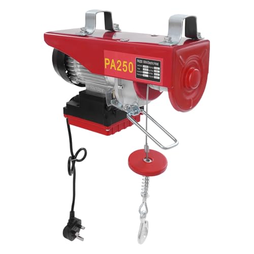 Alzamiento eléctrico inalámbrico de 550W, elevador de cable de acero de 39.4ft, cabrestante resistente para la construcción del almacén del garaje, control remoto de modo dual, equipo de elevación ind