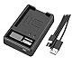 ayex USB Ladegerät Kompatibel mit Nikon EN-EL15 Akkus für zB Z7 II Z6 II Z5 D850 D780 D750 D600 Lädt per USB zB an Laptop & Powerbank mit LCD-Ladestandanzeige
