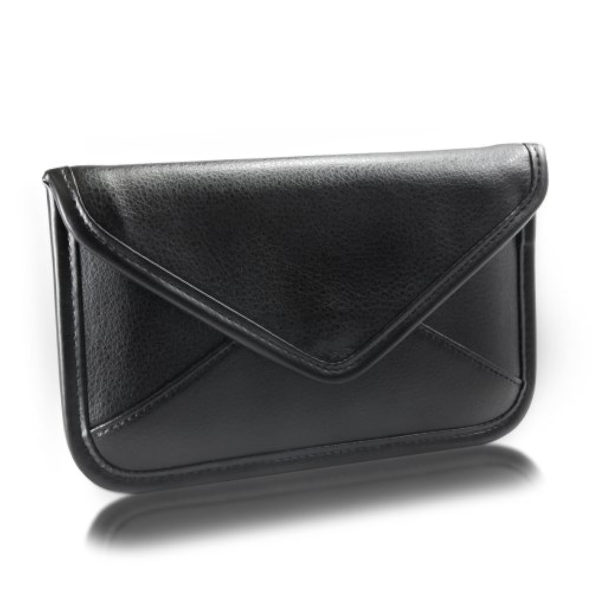 Elite Leather Messenger Pouch for QMobile Noir S4