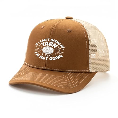 If I Can't Bring My Yarns I'm Not Going Cute Hat Women Fashion Sports Trucker Caps2