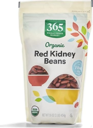 Image of 365 by Whole Foods Market, Organic Red Kidney Beans, 16 Ounce
