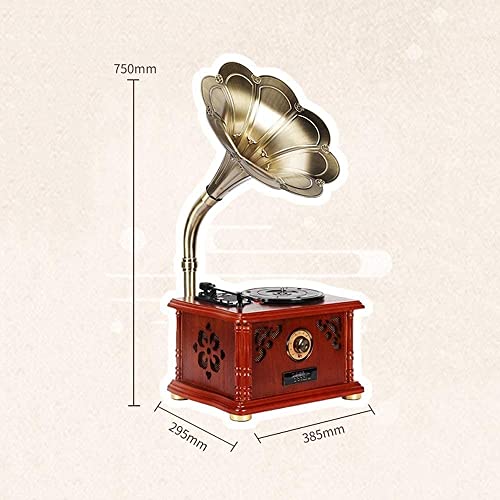 Gramophone, Haut-Parleur rétro Gramophone Bluetooth Tourne-Disque avec Radio FM Turnable Sound Box Haut-Parleur sans Fil… - Les Beatles, Paul McCartney, John Lennon, RIngo Starr, George Harrison Gramophone, Haut-Parleur rétro Gramophone Bluetooth Tourne-Disque avec Radio FM Turnable Sound Box Haut-Parleur sans Fil… – Image 7