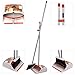 Broom and Dustpan/Dust Pan and Broom Combo Set with Long Handle for Upright Sweep Lobby Office House Kitchen Industry Floor Sweeping 40.5