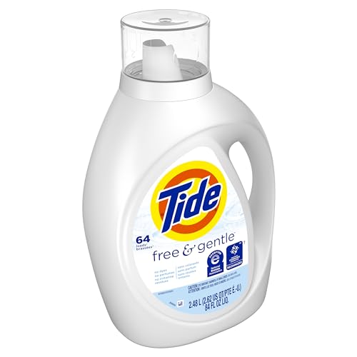 Image of Free and Gentle Liquid Laundry Detergent 64 Loads 84 oz Bottle 4 /Carton